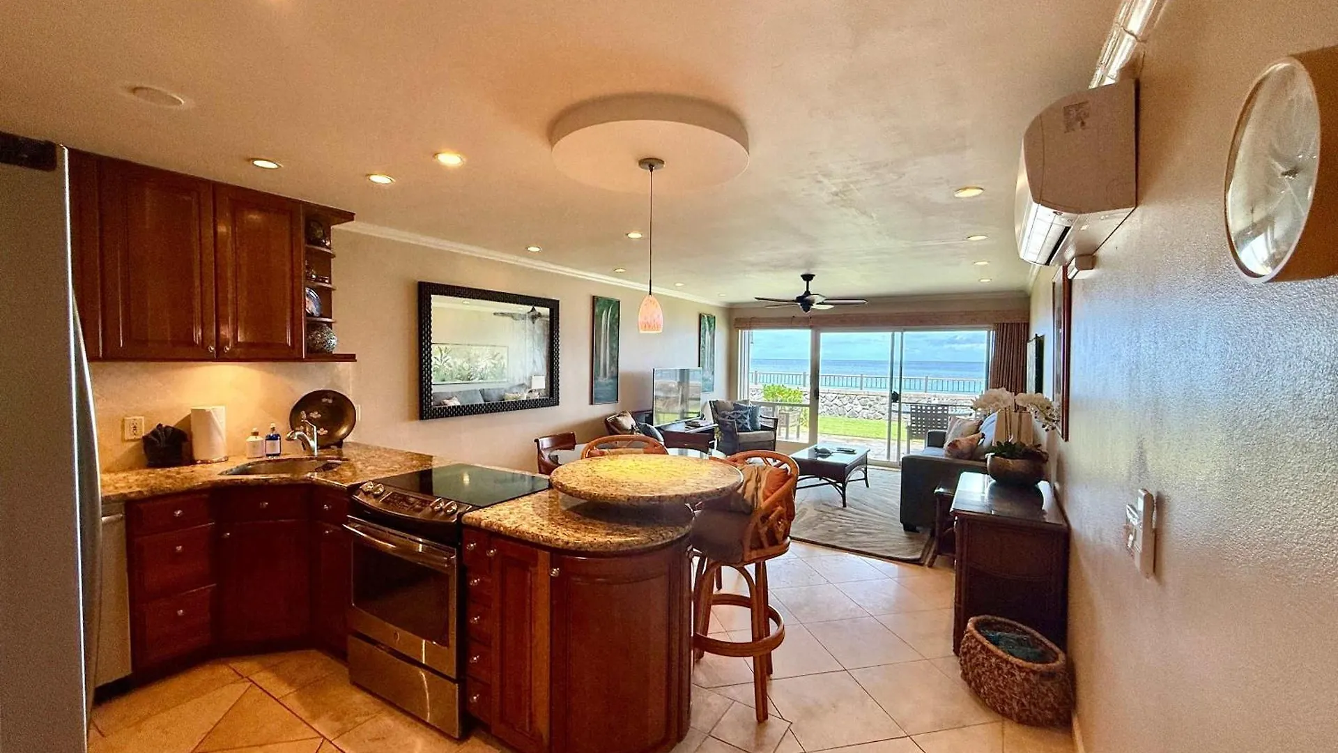 Oceanfront Spacious Retreat, Stunning Views With 2 Lanais, Ac Comfort Kahana Appartamento
